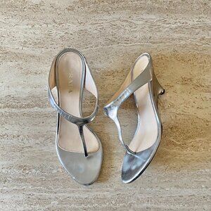 Vintage Prada Thong Sandal Wedge Heels
